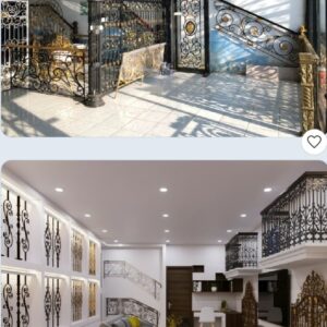 Cầu thang sắt mỹ thuật