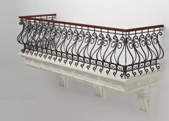 Mẫu lan can sắt mỹ thuật đẹp