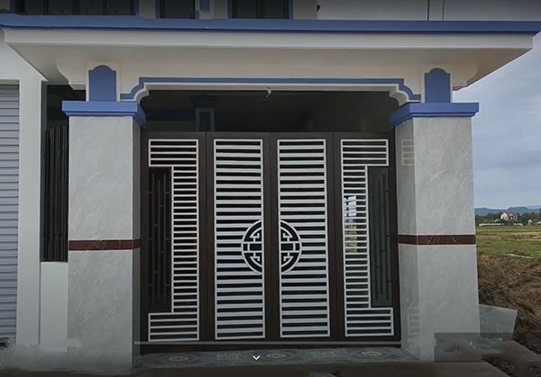 Mau cong sat 4 canh dep 18