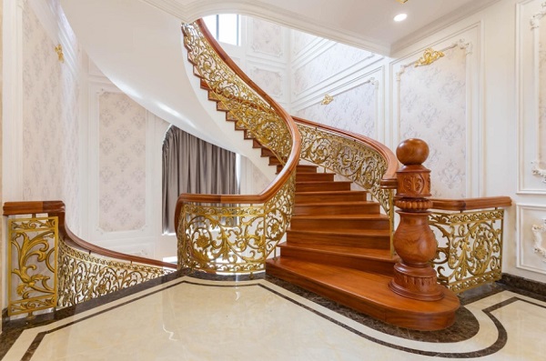 Cầu thang nhôm đúc