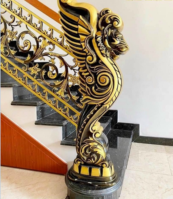 Cầu thang nhôm đúc