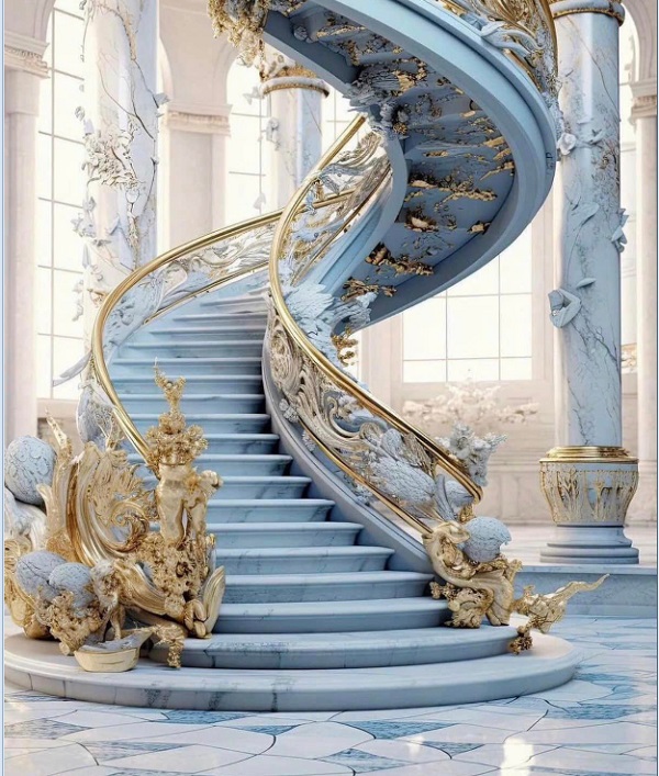 Cầu thang nhôm đúc