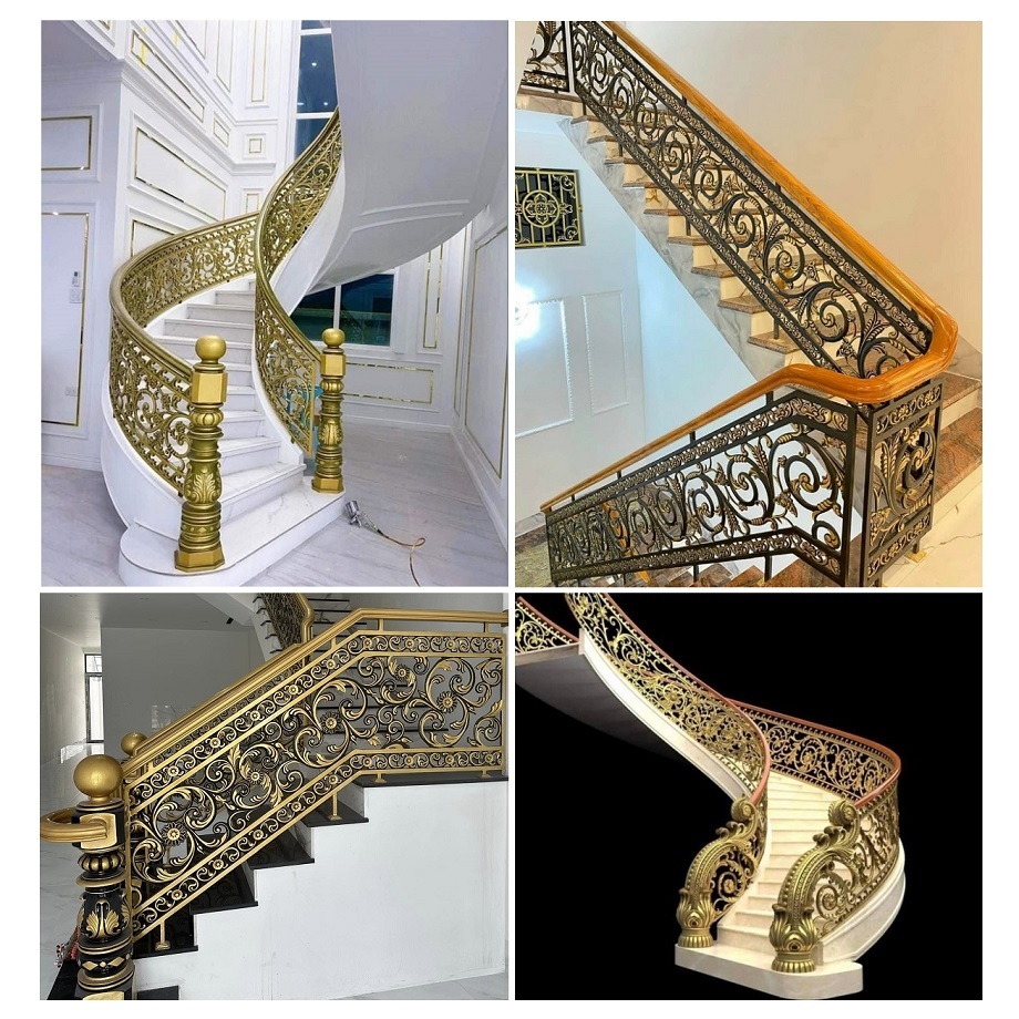 Cầu thang nhôm đúc