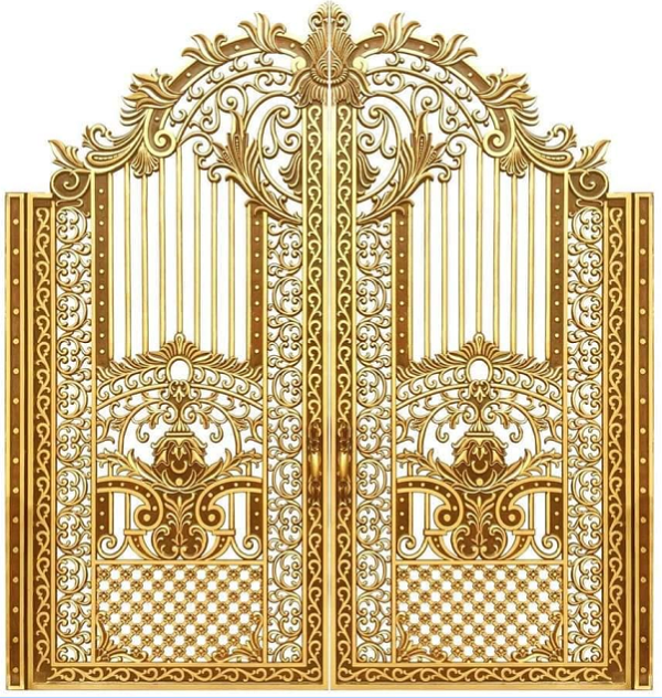 Cửa cổng nhôm đúc