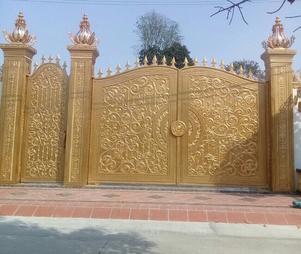Cửa cổng nhôm đúc