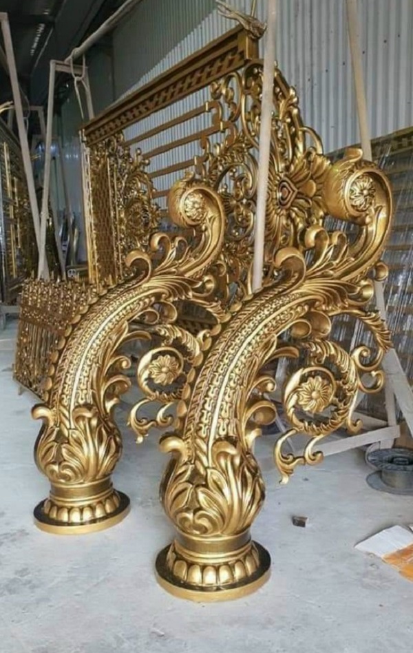 Cửa cổng nhôm đúc