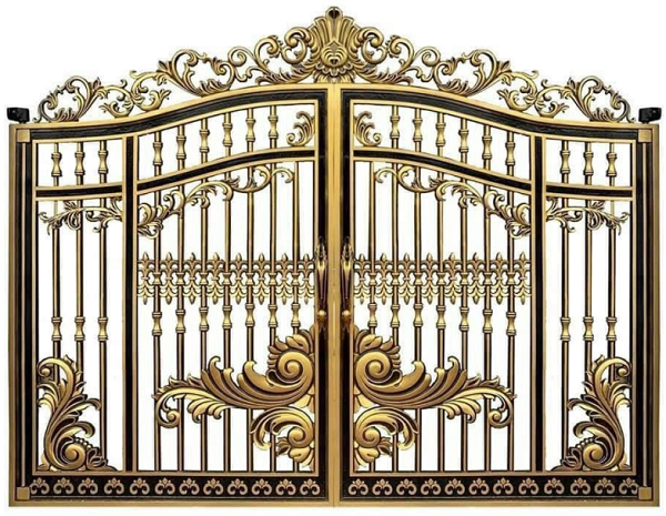 Cửa cổng nhôm đúc