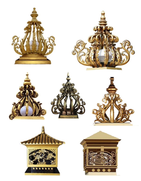 Cửa cổng nhôm đúc