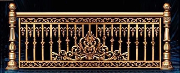 Cửa cổng nhôm đúc