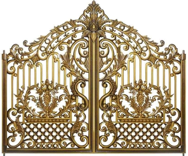 Cửa cổng nhôm đúc