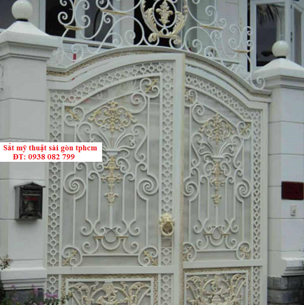 Cửa cổng sắt mỹ thuật