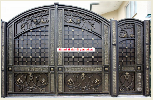 Cửa cổng sắt mỹ thuật