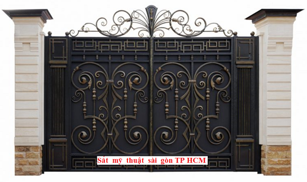 Cửa cổng sắt mỹ thuật