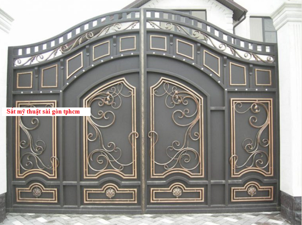 Cửa cổng sắt mỹ thuật