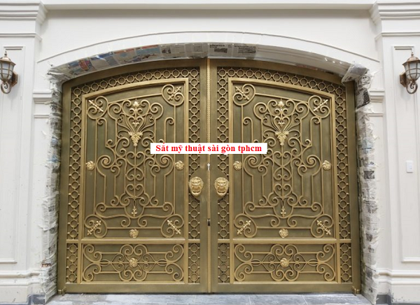 Cửa cổng sắt mỹ thuật