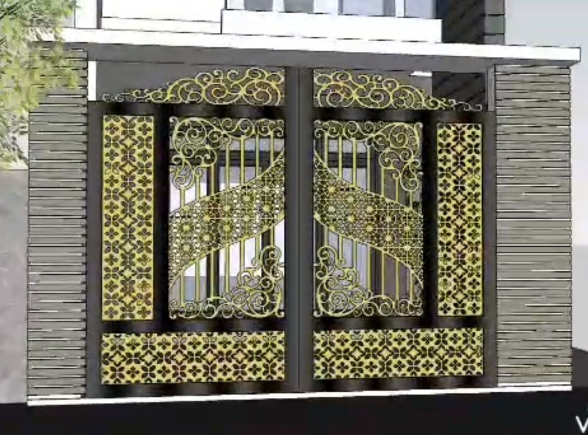 Cửa cổng sắt mỹ thuật