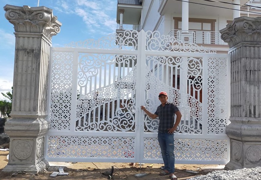 Cửa cổng sắt mỹ thuật