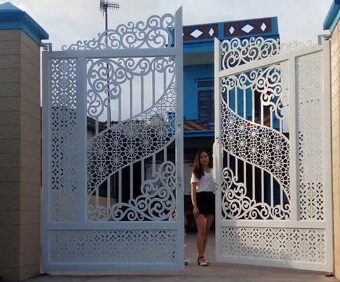 Cửa cổng sắt mỹ thuật