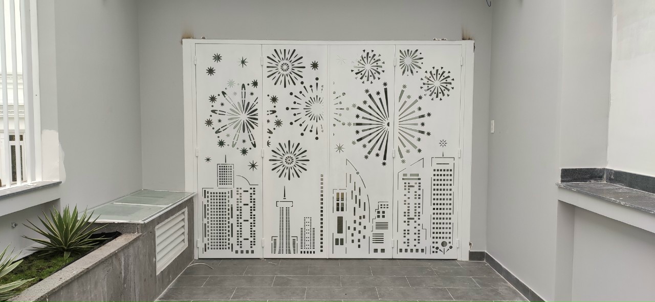 Cửa cổng sắt mỹ thuật