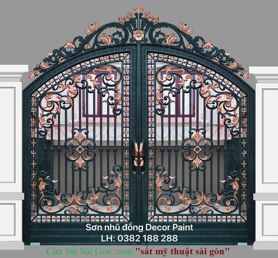 Cửa cổng sắt mỹ thuật