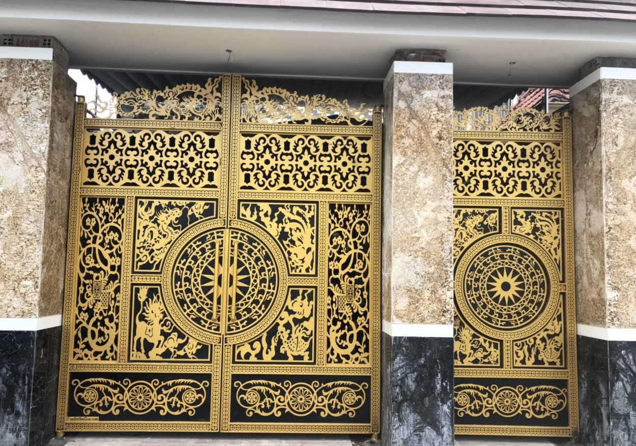 Cửa cổng sắt mỹ thuật
