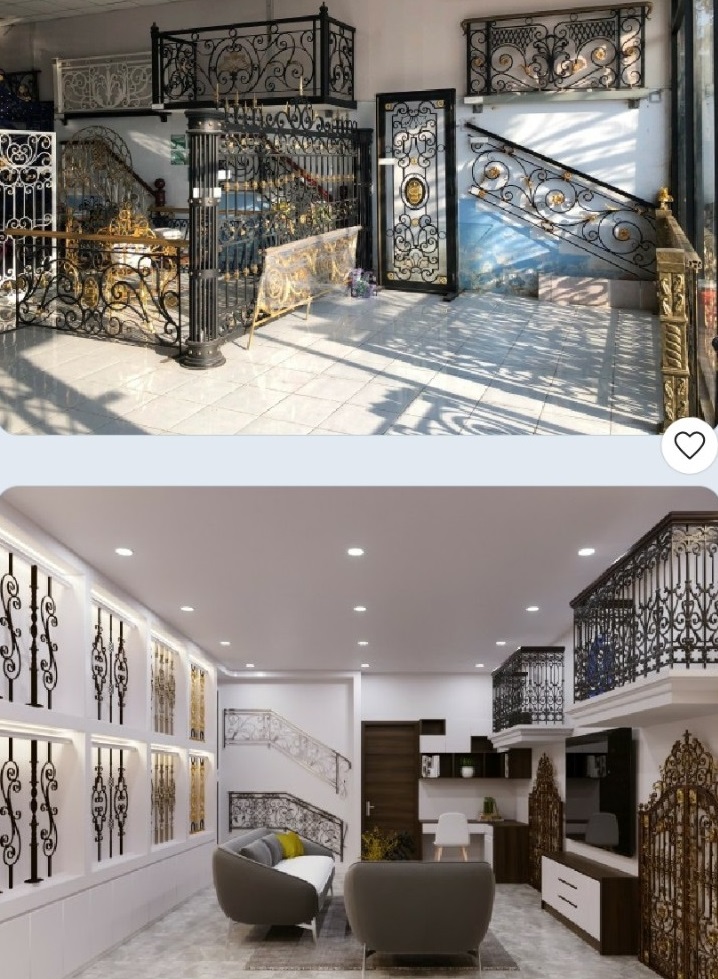 Cửa cổng sắt mỹ thuật