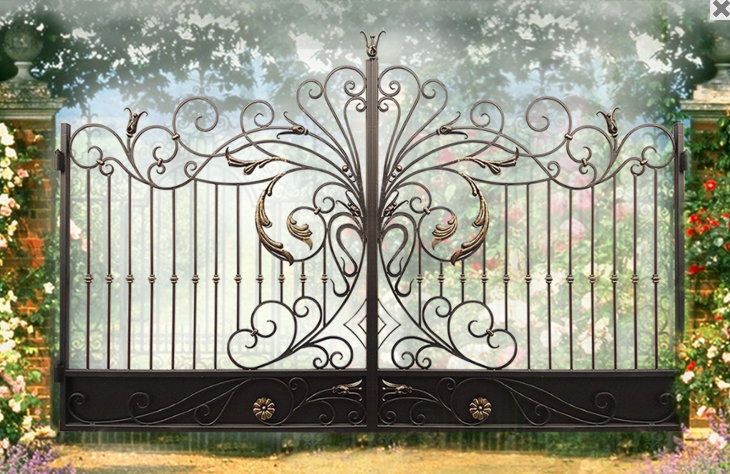 Cửa cổng sắt mỹ thuật