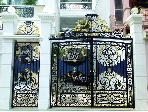 Cửa cổng sắt mỹ thuật