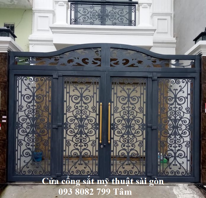 Cửa cổng sắt mỹ thuật