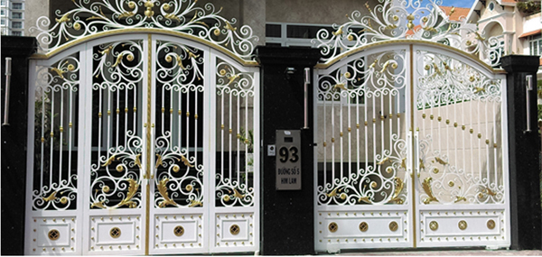 Cửa cổng sắt mỹ thuật