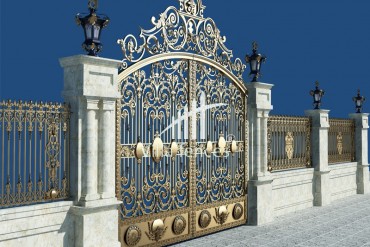 Cửa cổng sắt mỹ thuật