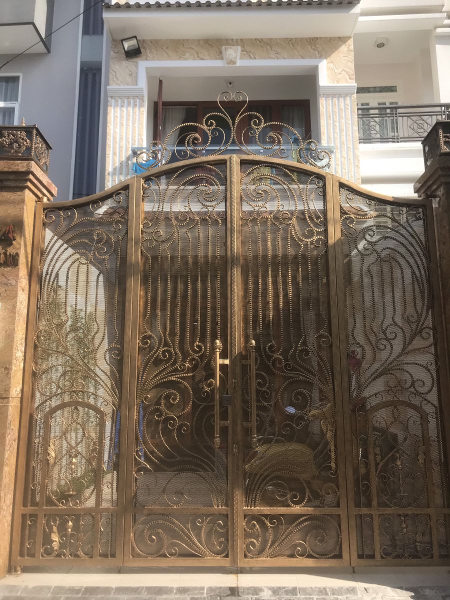 Cửa cổng sắt mỹ thuật
