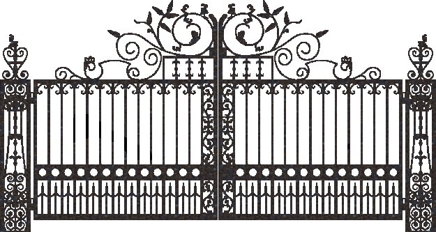 Cửa cổng sắt mỹ thuật