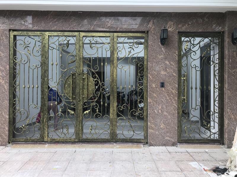 Cửa cổng sắt mỹ thuật