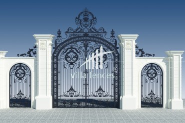 Cửa cổng sắt mỹ thuật