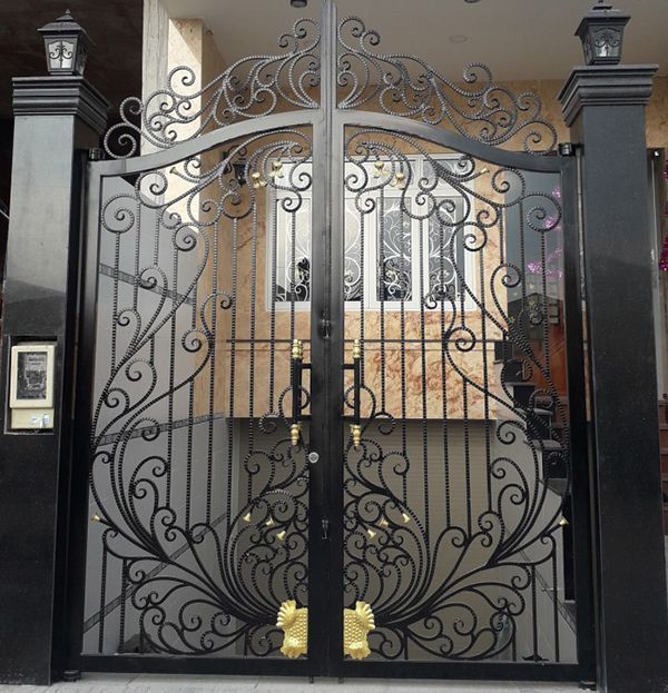 Cửa cổng sắt mỹ thuật