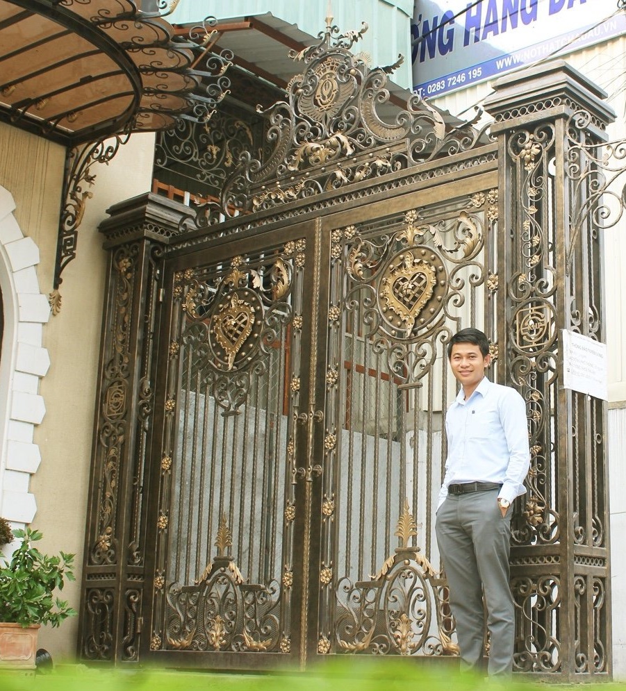 Cửa cổng sắt mỹ thuật