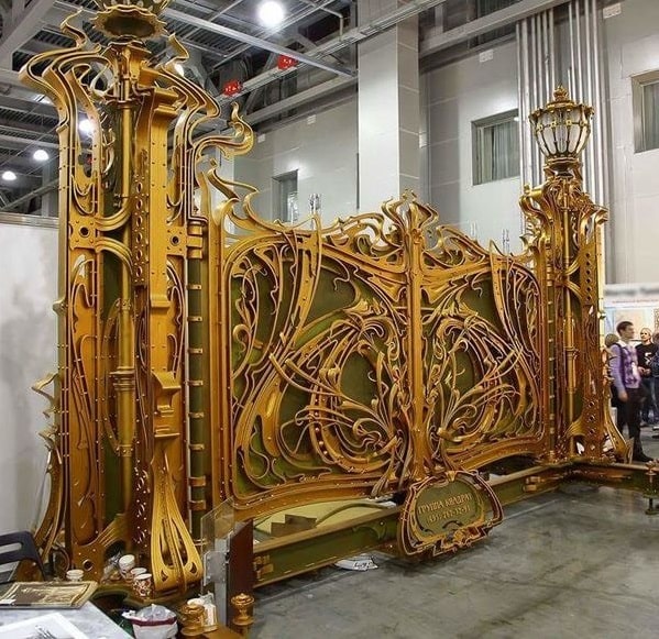 Cửa cổng sắt mỹ thuật