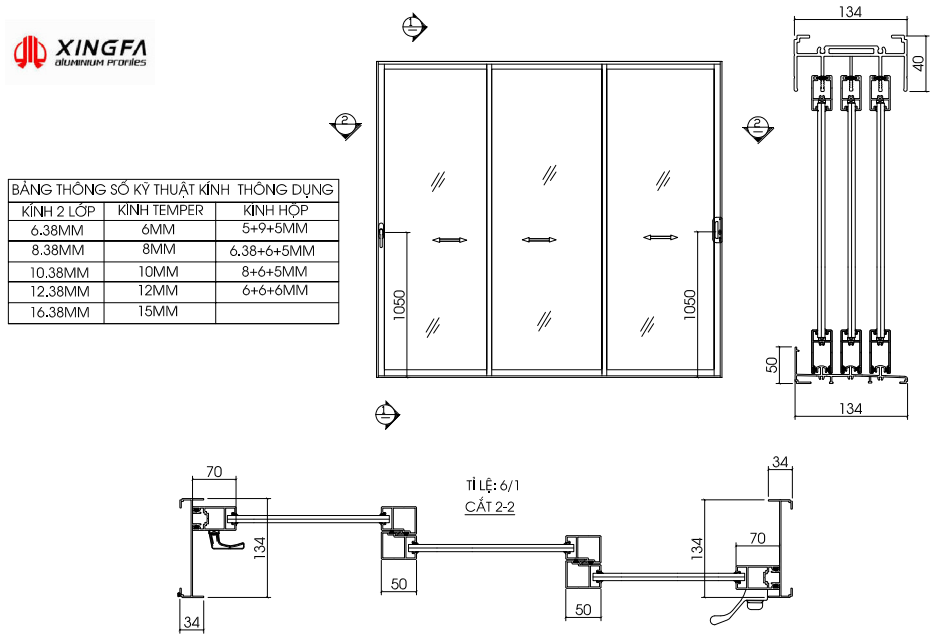 Giá cửa nhôm Xingfa