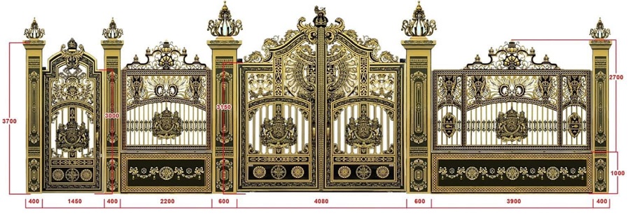 Hàng rào nhôm đúc