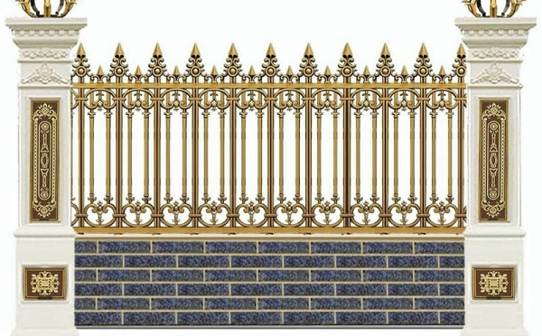 Hàng rào nhôm đúc