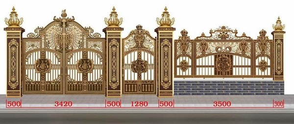 Hàng rào nhôm đúc