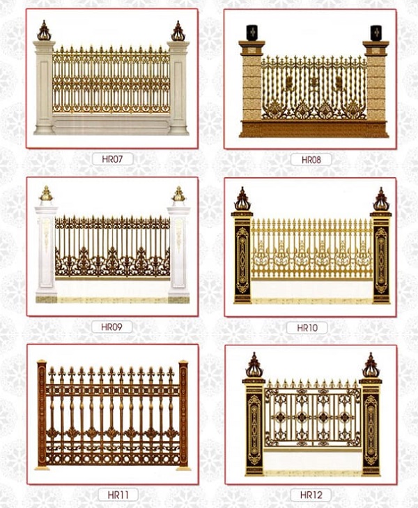 Hàng rào nhôm đúc