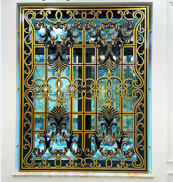 Khung bảo vệ cửa sổ bằng nhôm đúc