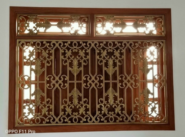 Khung bảo vệ cửa sổ bằng nhôm đúc