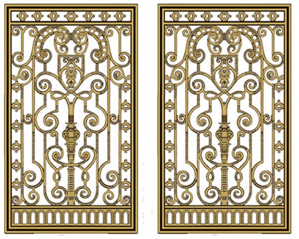 Khung bảo vệ cửa sổ bằng nhôm đúc