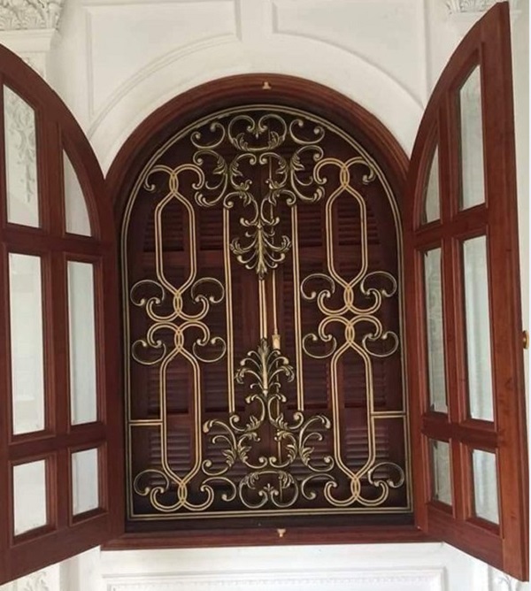 Khung bảo vệ cửa sổ bằng nhôm đúc