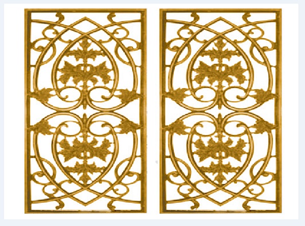 Khung bảo vệ cửa sổ bằng nhôm đúc