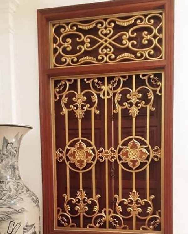 Khung bảo vệ cửa sổ bằng nhôm đúc