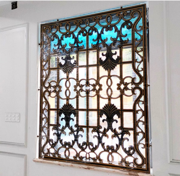 Khung bảo vệ cửa sổ bằng nhôm đúc